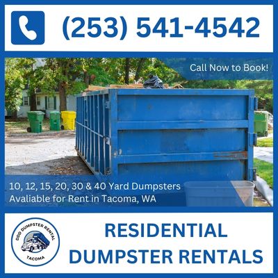 Sustainable Residential Dumpster Rental Practices in Tacoma, WA - Pierce County Focus - DDD Dumpster Rental Tacoma