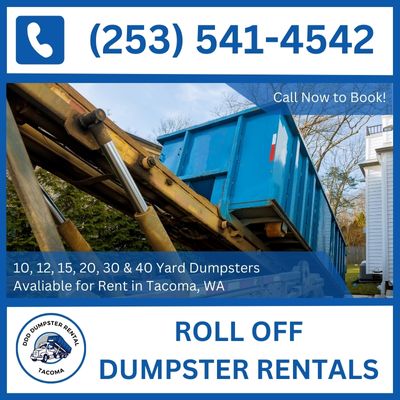 Fast Roll-Off Dumpster Delivery in Tacoma, Washington - Serving Pierce County - DDD Dumpster Rental Tacoma